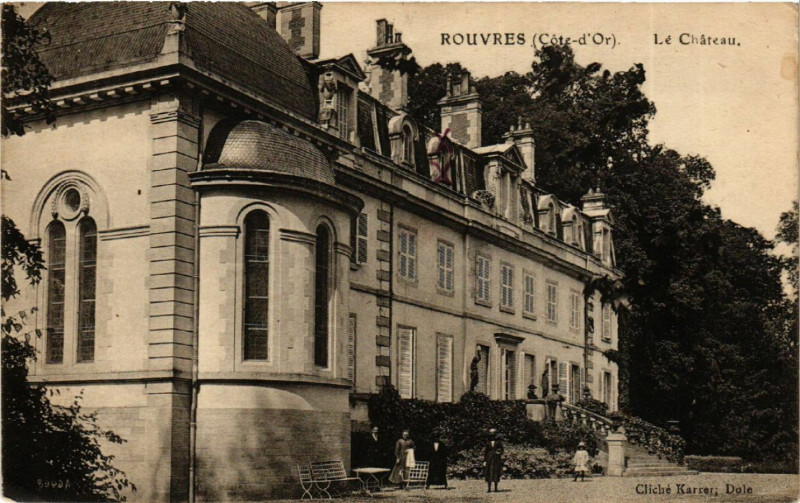 Carte postale ancienne Rouvres (Cote-d'Or) - Le Chateau