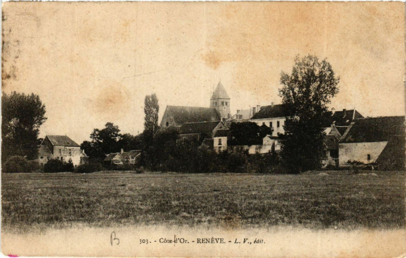 Carte postale ancienne Cote d'Or - Renéve à Renève