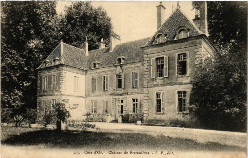 Carte postale ancienne Cote-d'Or - Chateau de Breteniéres