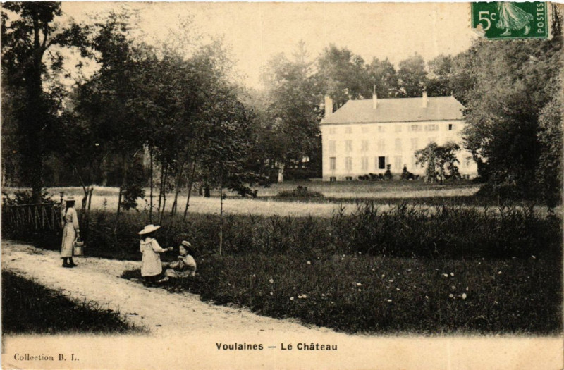 Carte postale ancienne Voulaines - Le Chateau