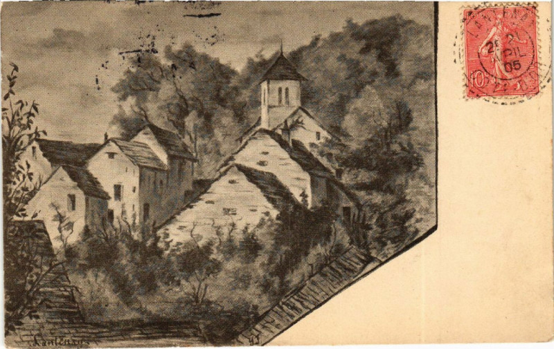 Carte postale ancienne Saintenares