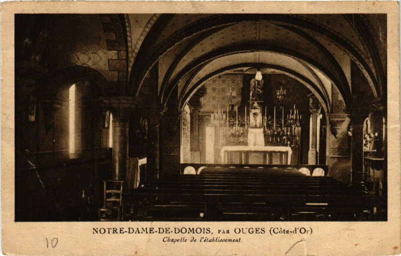 Carte postale ancienne Notre-Dame-de-Domois , par Ouges (Cote-d'Or) - Chapelle de ... à Ouges