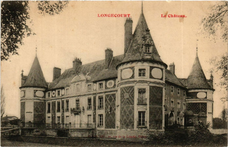 Carte postale ancienne Longecourt - Le Chateau