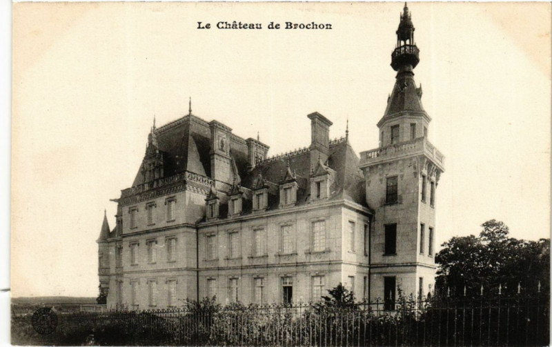 Carte postale ancienne Le Chateau de Brochon à Brochon