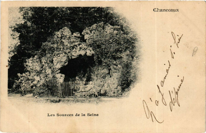 Carte postale ancienne Chanceaux - Les Sources de la Seine à Chanceaux