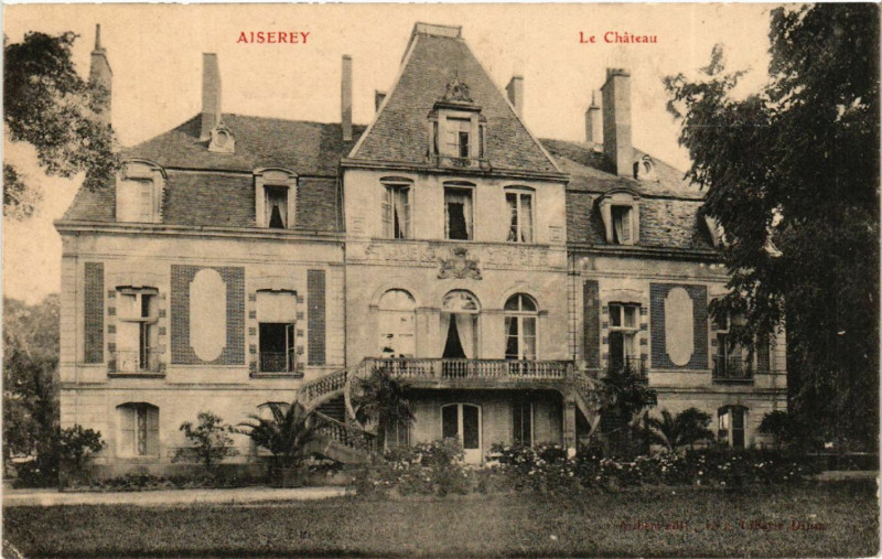 Carte postale ancienne Aiserey - Le Chateau à Aiserey