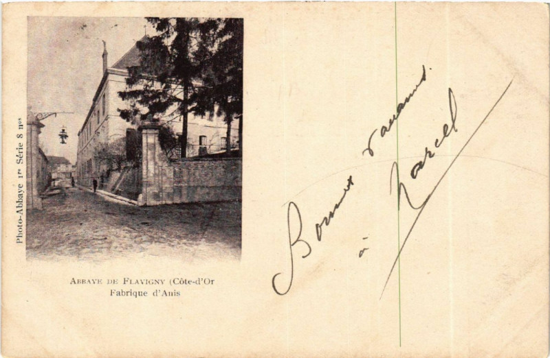 Carte postale ancienne Abbaye de Flavigny (Cote-d'Or) - Fabrique d'Arnis