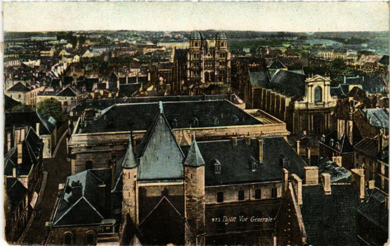 Carte postale ancienne Dijon Vue générale. à Dijon