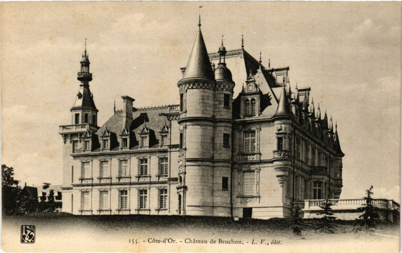 Carte postale ancienne Cote-d'Or - Chateau de Bronchon