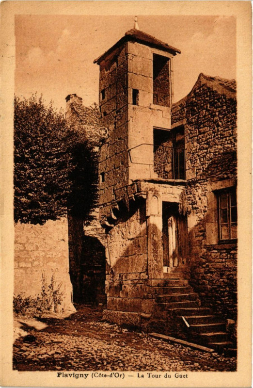 Carte postale ancienne Plavigny (Cote-d'Or) - La Tour du Guet