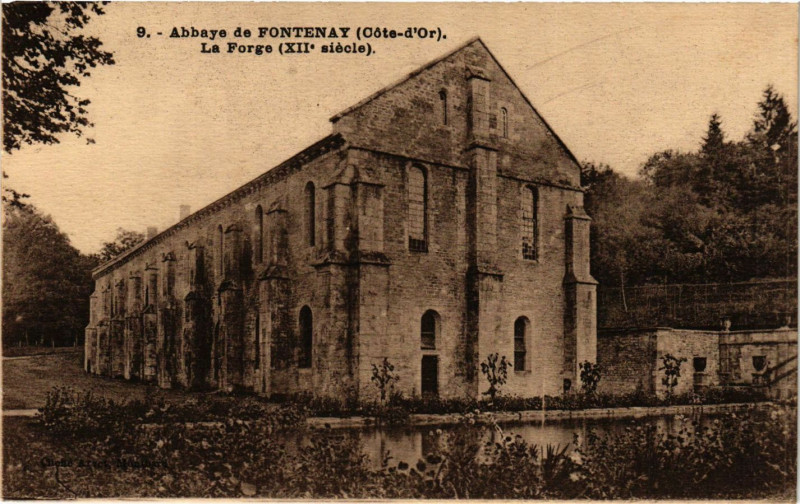 Carte postale ancienne Abbaye de Fontenay (Cote-d'Or) - La Forge (Xii siécle)