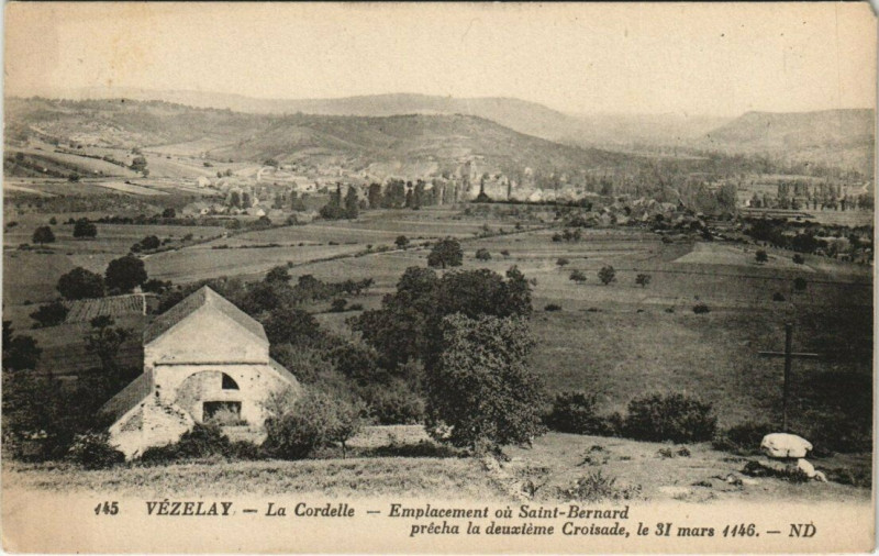 Carte postale ancienne Vezelay - La Cordelle à Vézelay