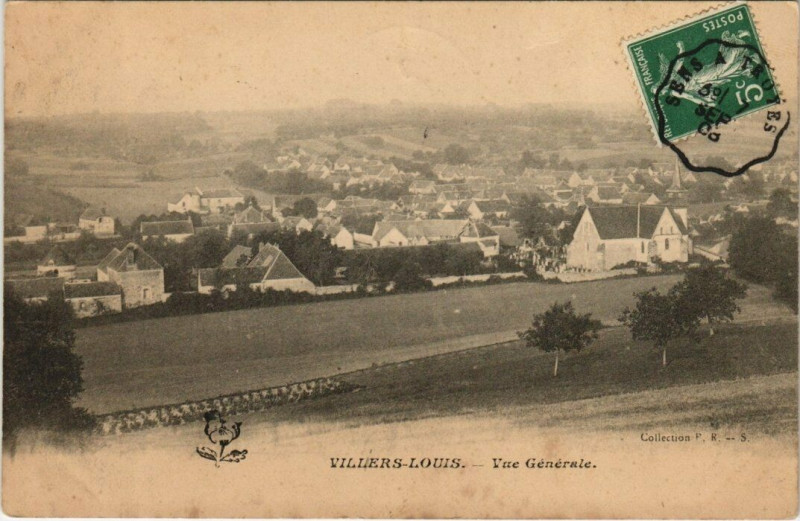 Carte postale ancienne Villers-Louis - Vue générale