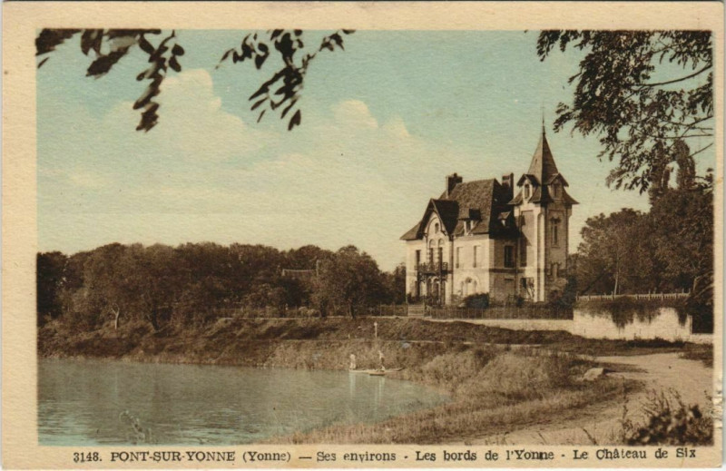 Carte postale ancienne Pont-sur-Yonne - Ses Env. à Pont-sur-Yonne