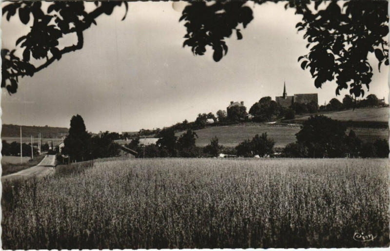 Carte postale ancienne Saint-Agnan - Vue générale à Saint-Agnan