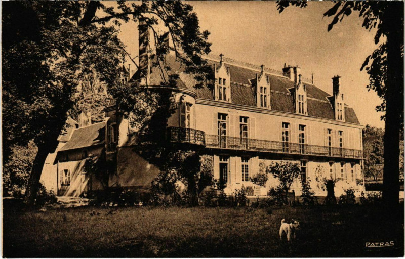 Carte postale ancienne Chateau de Pont-Marquis par Toucy à Toucy