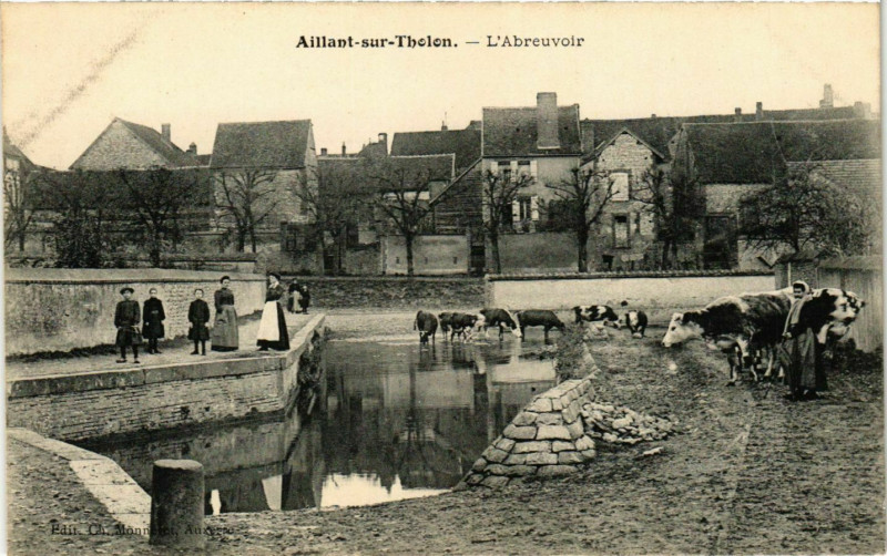 Carte postale ancienne Aillant-sur-Tholon - L'Aubrevoir France