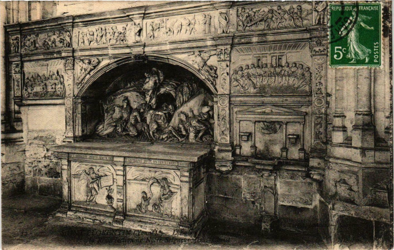Carte postale ancienne Saint-Florentin - L'Eglise - La Ressurection France à Saint-Florentin