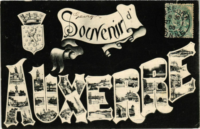 Carte postale ancienne Auxerre - Scenes - Crest France à Auxerre