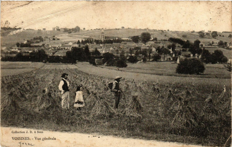 Carte postale ancienne Vosines - Vue générale