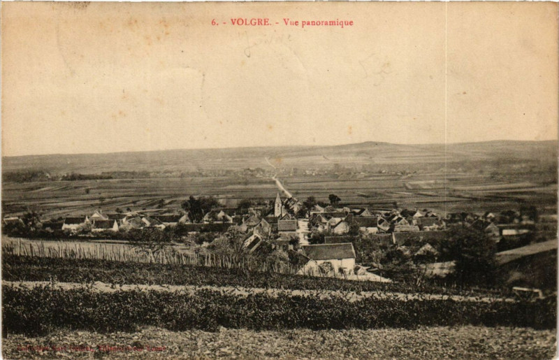 Carte postale ancienne Volgre - Vue panoramique