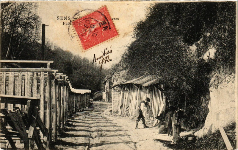 Carte postale ancienne Sens à Sens