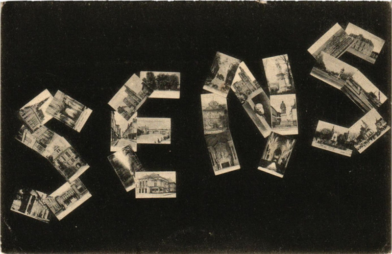 Carte postale ancienne Sens à Sens