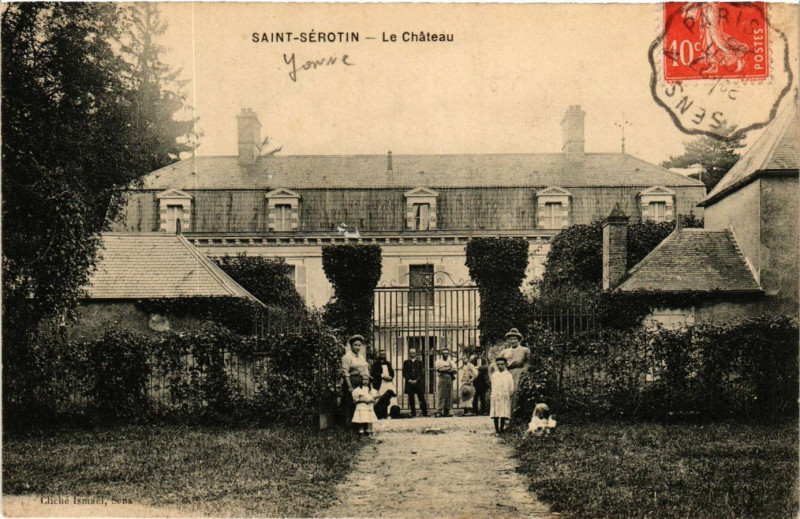 Carte postale ancienne Saint-Serotin - Le Chateau à Saint-Sérotin