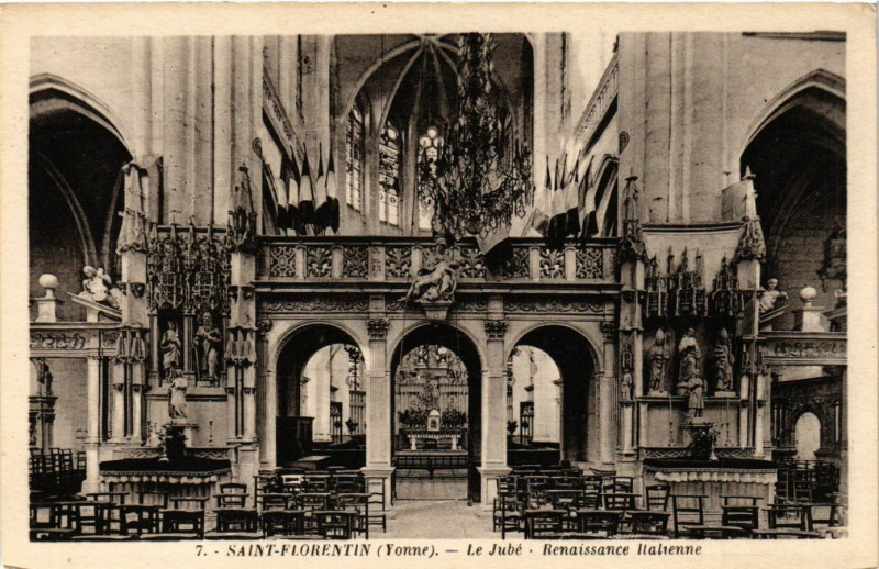 Carte postale ancienne Saint-Florentin - Le Jube - Renaissance Italienne à Saint-Florentin
