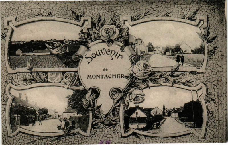 Carte postale ancienne Souvenir de Montacher
