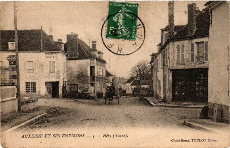 Carte postale ancienne Auxerre et ses Env. - Hery à Auxerre