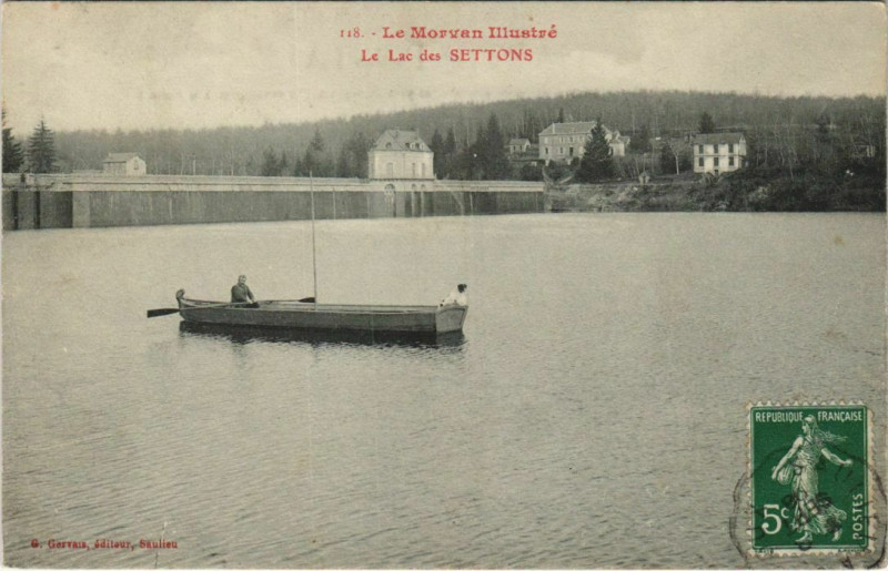 Carte postale ancienne Settons Le Lac