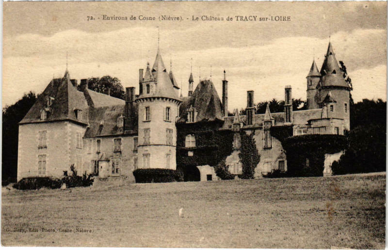 Carte postale ancienne Env. de Cosne Nievre