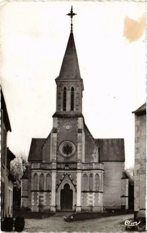 Carte postale ancienne Annay L'Eglise Nievre à Annay