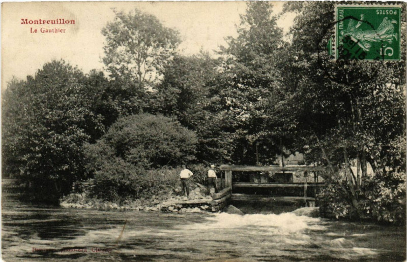 Carte postale ancienne Montreuillon - Le Gautlner à Montreuillon
