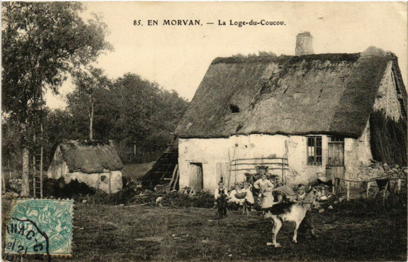 Carte postale ancienne Le Morvan - La Loge-du-Coucou