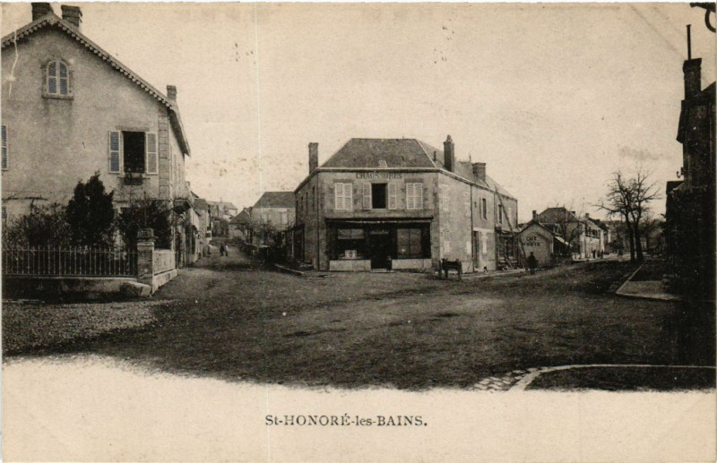 Carte postale ancienne Saint-Honore-les-Bains à Saint-Honoré-les-Bains