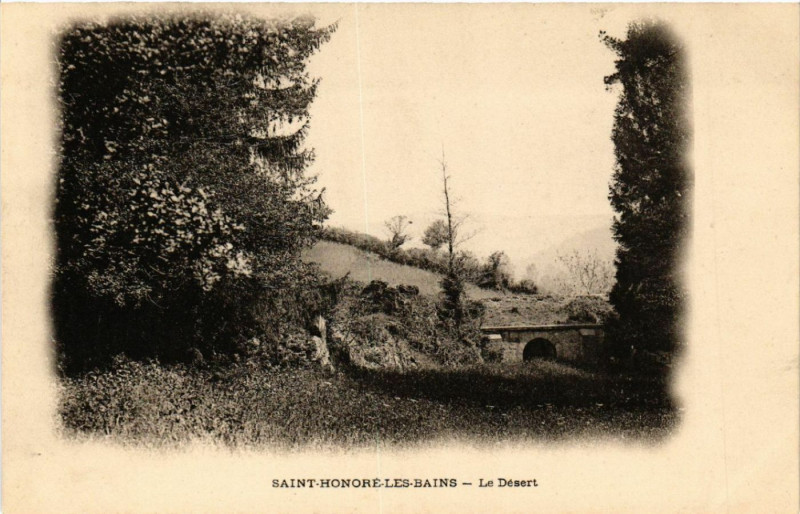 Carte postale ancienne Saint-Honore-les-Bains - Le Desert à Saint-Honoré-les-Bains