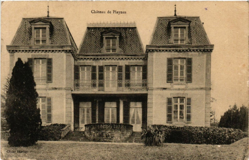Carte postale ancienne Chateau de Playnes