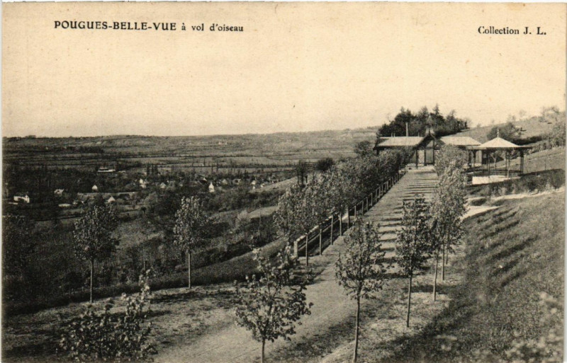 Carte postale ancienne Pougues-les-Eaux - Belle-Vue à Pougues-les-Eaux