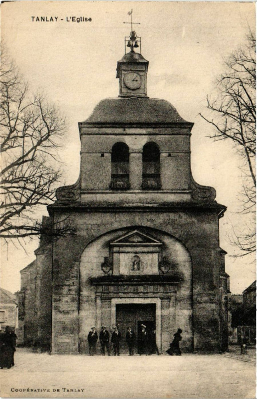 Carte postale ancienne Tanlay - L'Eglise
