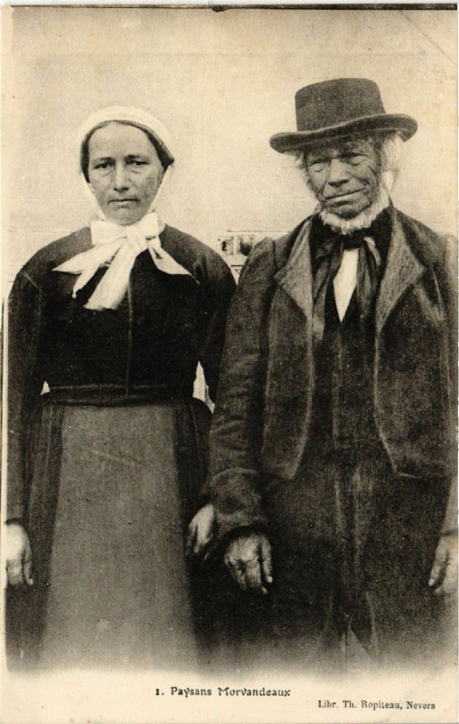 Carte postale ancienne Paysans MORVANdeaux