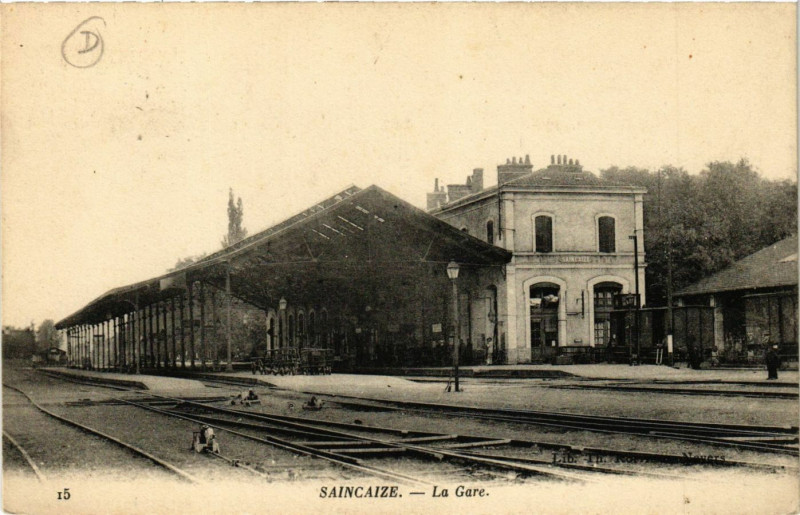Carte postale ancienne Saincaize-La Gare