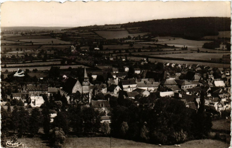 Carte postale ancienne Premery-Vue générale à Prémery
