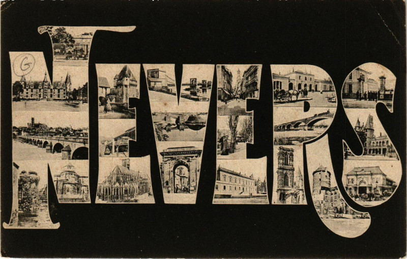 Carte postale ancienne Nevers à Nevers