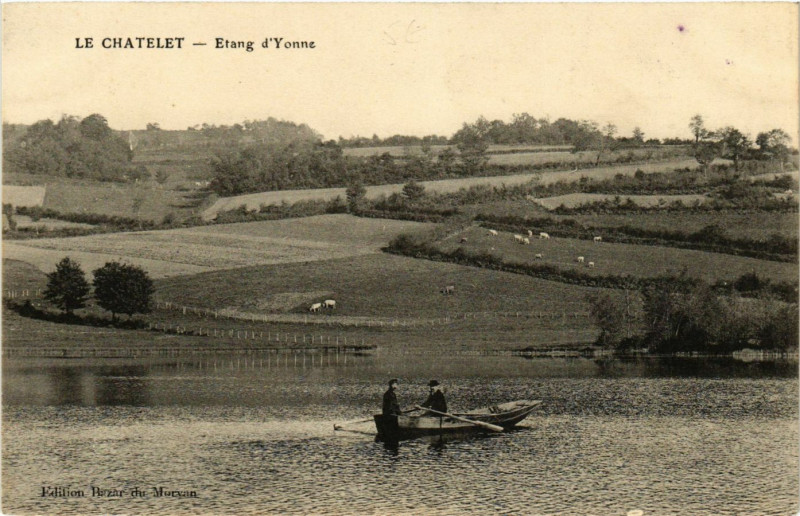 Carte postale ancienne Le Chatelet-Etang d'Yonne