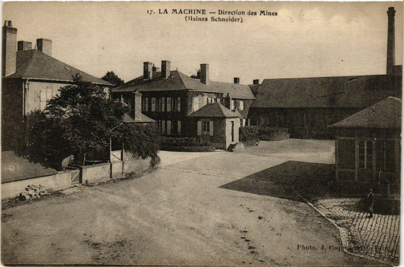 Carte postale ancienne La Machine-Direction des Mines à La Machine