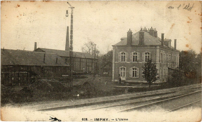 Carte postale ancienne Imphy-L'Usine à Imphy