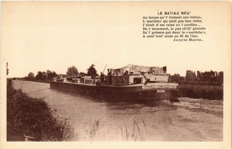Carte postale ancienne Le Batiau Neu