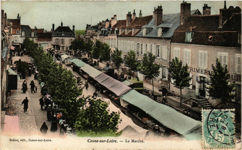 Carte postale ancienne Cosne-sur-Loire - La Marche à La Marche